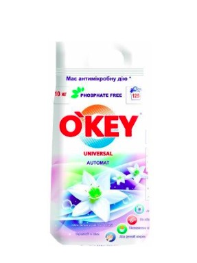 Порошок для прання O'KEY автомат 10 кг. (4820049381726)